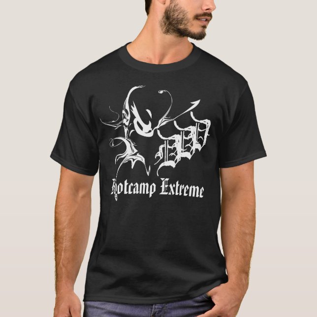 Camiseta Preto extremo T de Bootcamp (Frente)