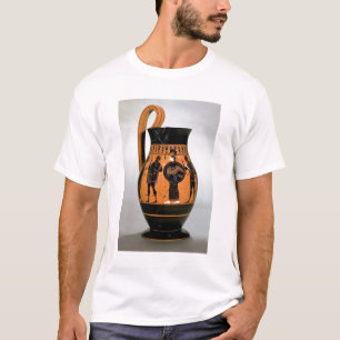 Camiseta Preto-figura olpe do sótão que descreve Athena