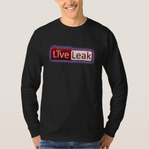 Camiseta Preto longo da luva de LiveLeak