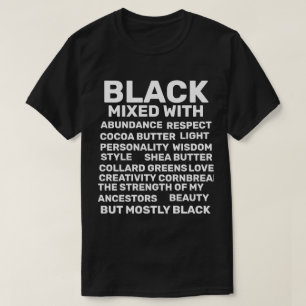 Camiseta Preto Misturado com...
 .