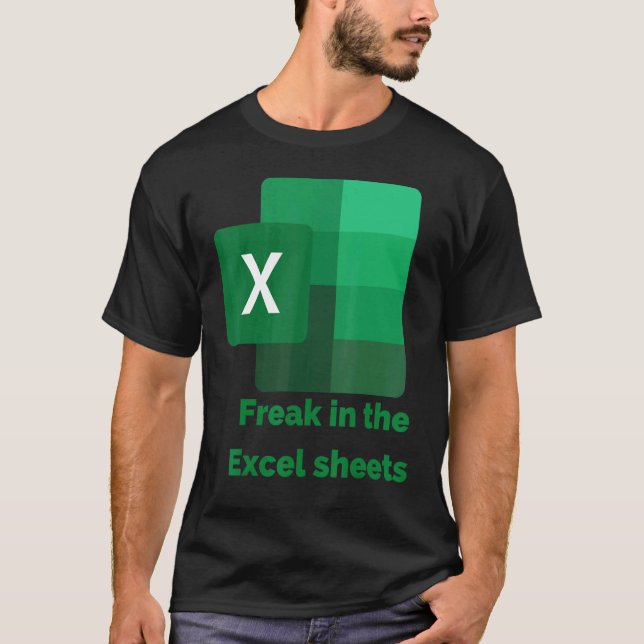Camiseta Preto Nas Folhas Excel 2 (Frente)