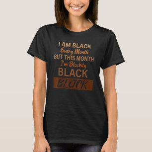 Camiseta Preto negro todo mês História negra BHM BLM A