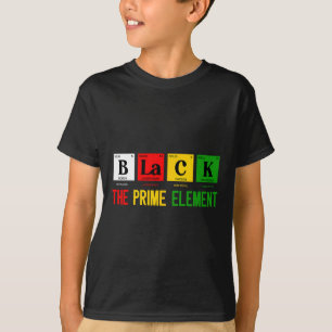 Camiseta Preto O Elemento Principal Mês da História Negra P
