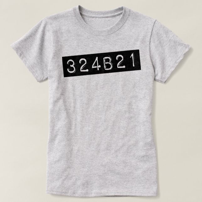 Camiseta Preto órfão 324B21 (Frente do Design)