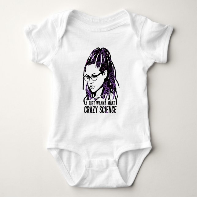 Camiseta Preto órfão | Cosima - ciência louca (Frente)
