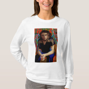 Camiseta Preto órfão Tatiana Maslany - colagem do cará