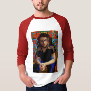 Camiseta Preto órfão Tatiana Maslany - colagem do cará