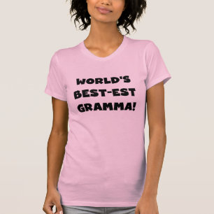 Camiseta Preto ou branco do Melhor-est Gramma do mundo