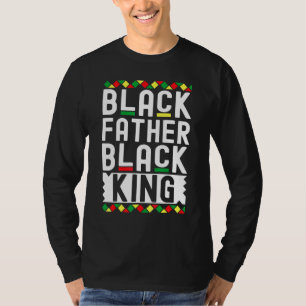 Camiseta Preto padre negro rei negro orgulho negro F