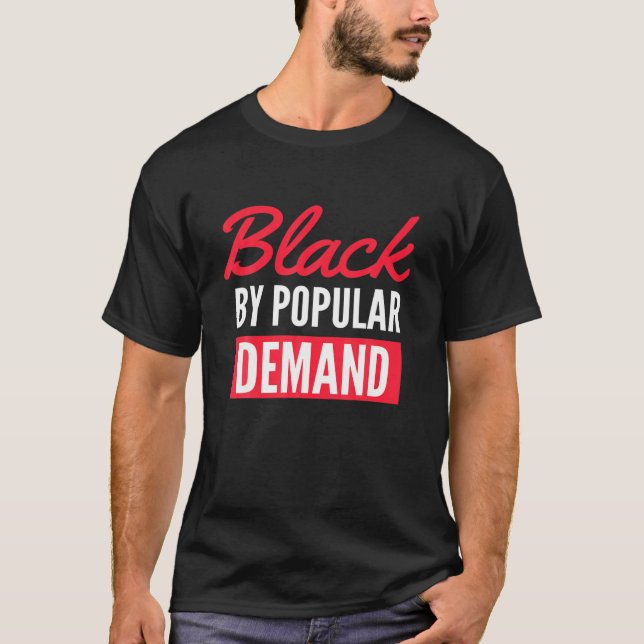 Camiseta Preto por Demanda/Vidas Negras Importam, orgulho d (Frente)