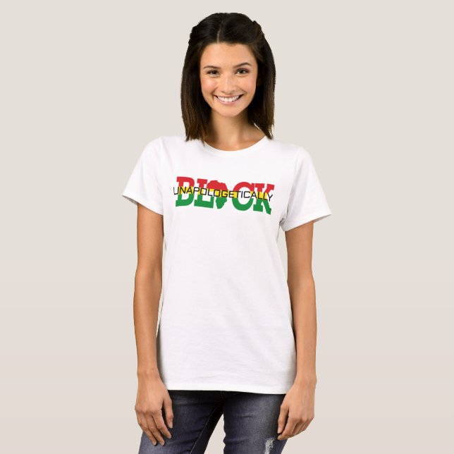 Camiseta Preto sem desculpas (Frente Completa)