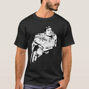 Camiseta Preto-Super-Homem e Branco 1
