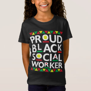 Camiseta Preto trabalhador social africano História america
