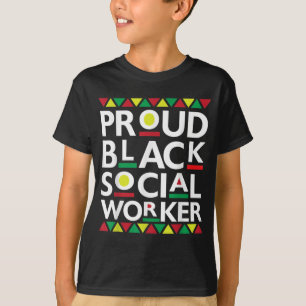 Camiseta Preto trabalhador social africano História america