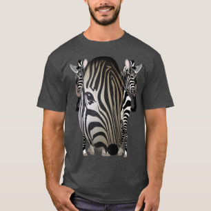 Camiseta Preto - Zebras Silhueta Branca