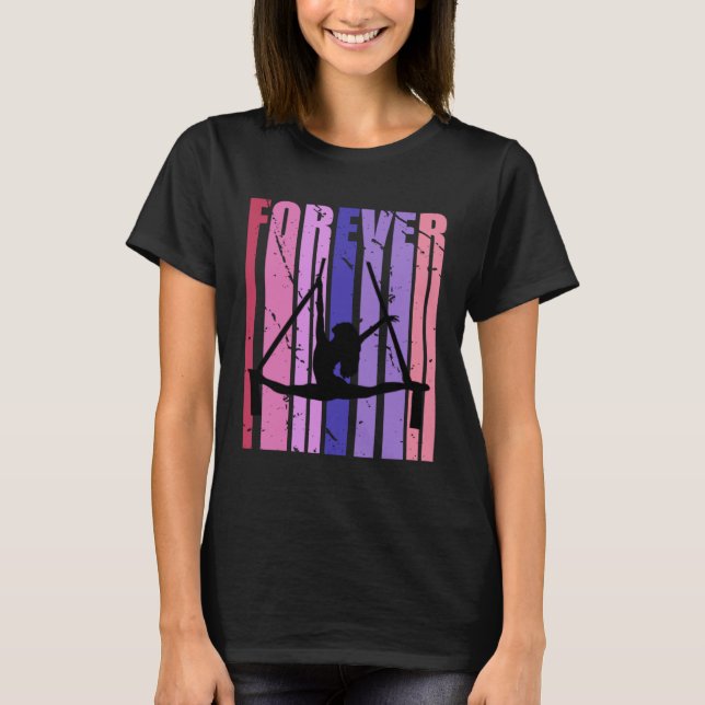 Camiseta Pretty Aerialist Kids Forever Air Yoga Bday Air Yo (Frente)