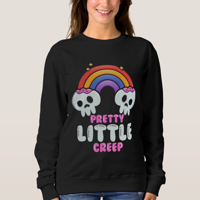 Camiseta Pretty Little Creep  Pastel Goth Aesthetic Gothic (Frente)