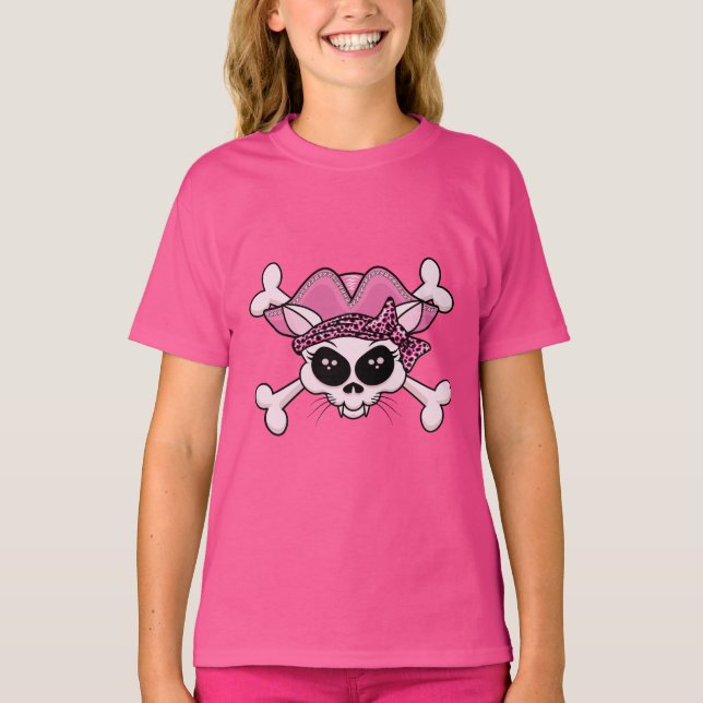 Camiseta Pretty Pirate Kitty (Frente)