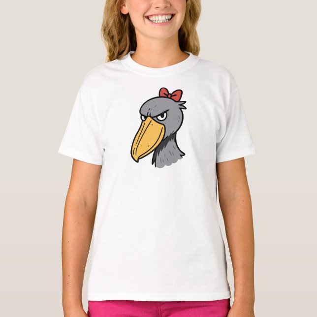 Camiseta Pretty Shoebill Stork Bird (Frente)