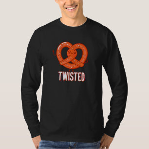 Camiseta Pretzel Torcido Assado Pão de Pretzel
