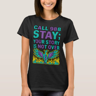 Camiseta Prevenção 988 - Continue Sua História Não Terminou