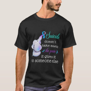 Camiseta Prevenção ao suicídio de elefantes