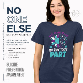 Camiseta Prevenção ao Suicídio Ninguém Mais