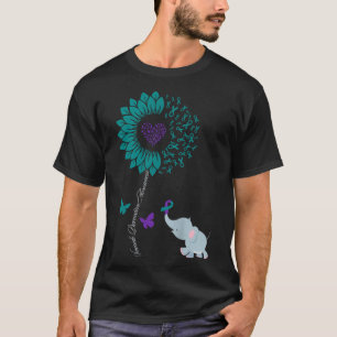 Camiseta Prevenção ao suicídio Saúde mental Elefante de gir
