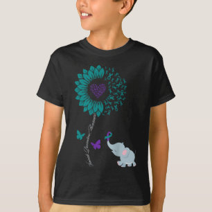 Camiseta Prevenção ao suicídio Saúde mental Elefante de gir