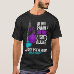 Camiseta Prevenção ao suicídio Sensibilização Mês Luvas Tea