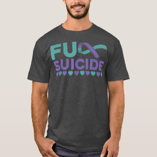 Camiseta Prevenção ao suicídio Sensibilização para a Depres