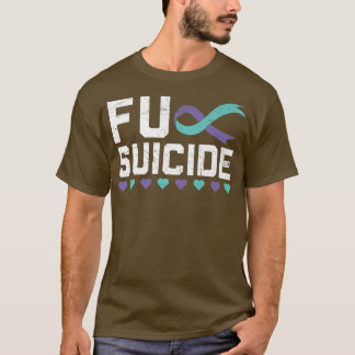 Camiseta Prevenção ao suicídio Sensibilização para a Depres