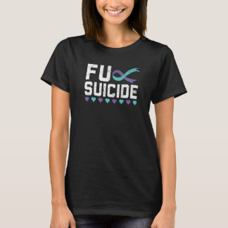 Camiseta Prevenção ao suicídio Sensibilização para a Depres