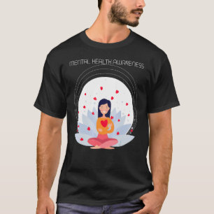 Camiseta Prevenção ao suicídio Sensibilização para a saúde