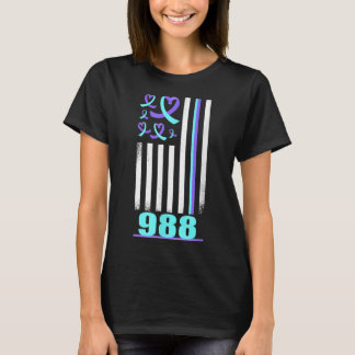 Camiseta Prevenção ao suicídio Sensibilização para o apoio