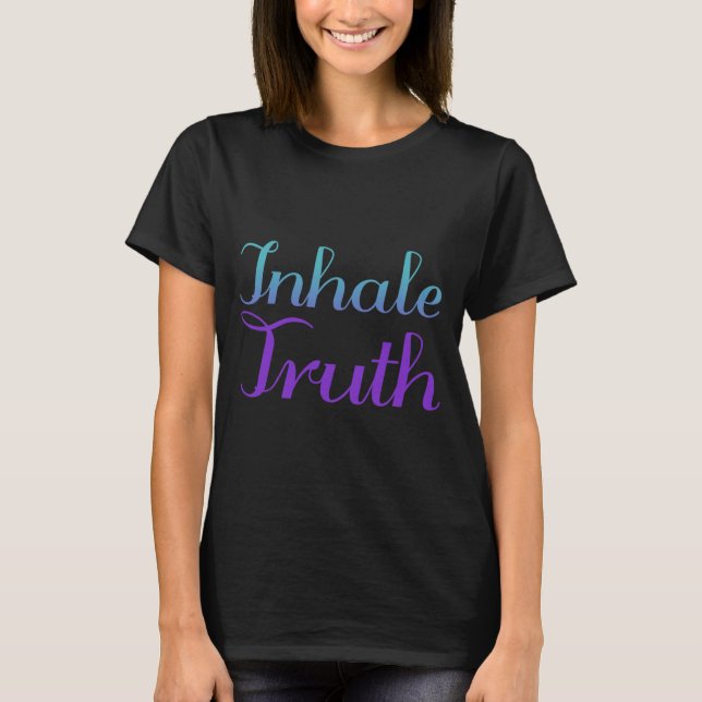 Camiseta Prevenção Conscientização da Verdade Inalada (Frente)