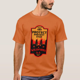 Camiseta Prevenção contra incêndios florestais