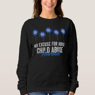 Camiseta Prevenção do abuso infantil Percepção azul