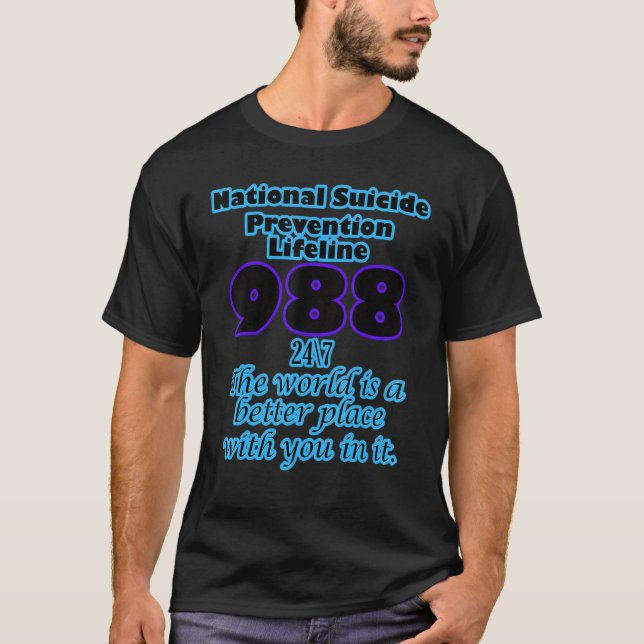 Camiseta Prevenção Nacional do Suicídio (Frente)