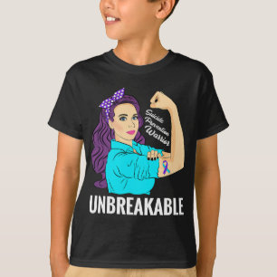 Camiseta Prevenção Sensibilização Guerreiro de Saúde Mental