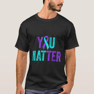 Camiseta Prevenção Suicida Sensibilização Roxo-Teto Ribbo
