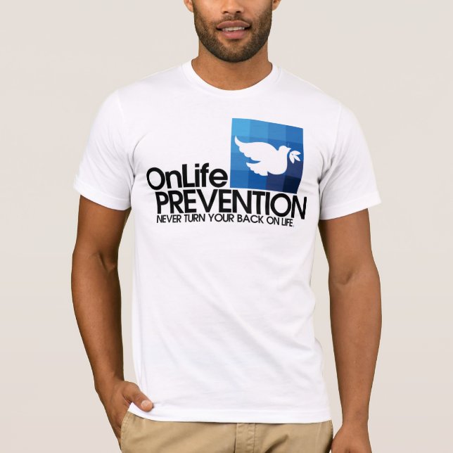 Camiseta Prevenção Ver de OnLife. 2 (Frente)