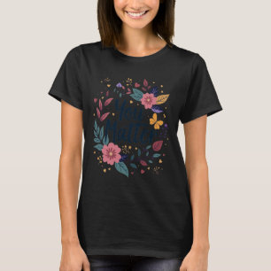 Camiseta Preventi-suicídio floral do seu inspirador
