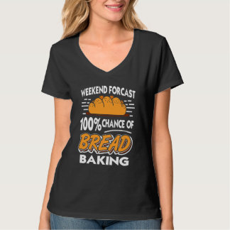 Camiseta Previsão de fim de semana 100 Chance de Presente d