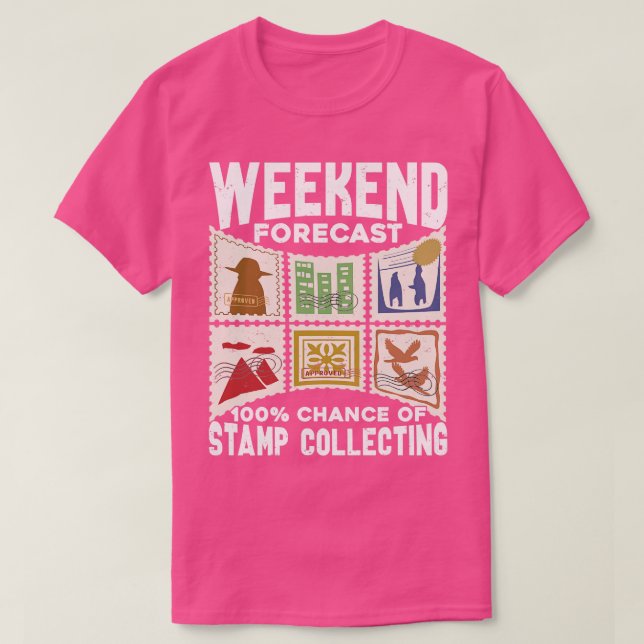 Camiseta Previsão De Fim De Semana 100 Possibilidade De Col (Frente do Design)