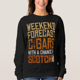Camiseta Previsão De Fim De Semana De Cigarros E Uísque Uís