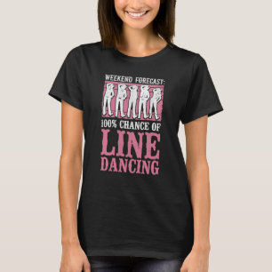Camiseta Previsão de Fim de Semana do Professor de Dança de
