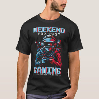 Camiseta Previsão de Fim de Semana para Jogadores com Chanc