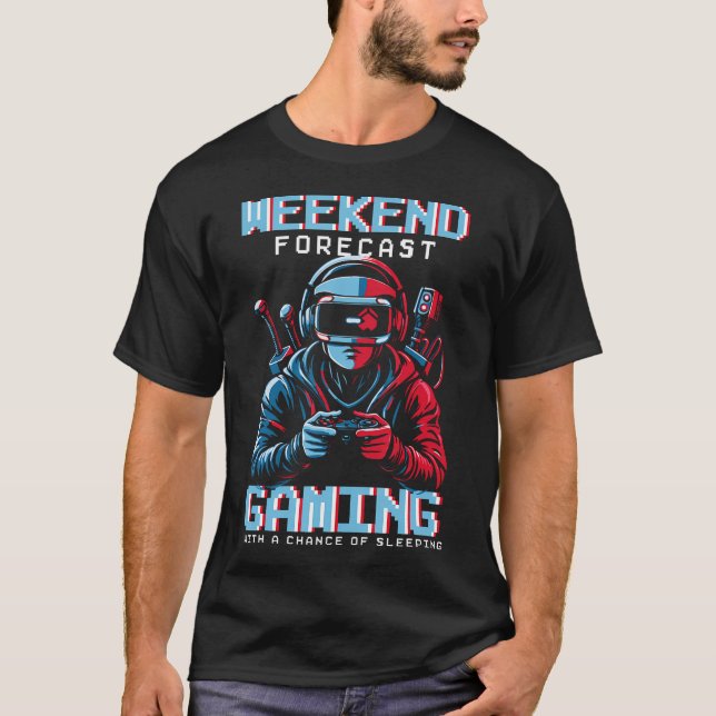 Camiseta Previsão de Fim de Semana para Jogadores com Chanc (Frente)
