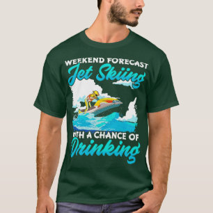 Camiseta Previsão De Fim De Semana Pular Pele De Jato Com P